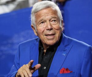 Robert Kraft spoke about antisemitism at his foundation’s event