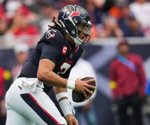 Texans’ CJ Stroud leaves game after brutal hit