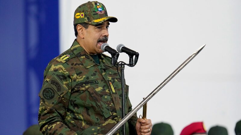 Maduro brandishes sword as Trump issues new warning to Venezuela drug cartels