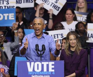 Obama rallies for Mikie Sherrill in New Jersey gubernatorial race