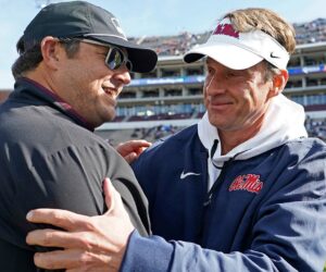 Ole Miss, Mississippi State players get into heated brouhaha