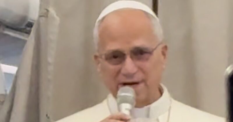 Flying with Pope Leo to Turkey on his first international flight as pontiff