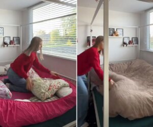 ‘Potato bed’ viral TikTok trend promises better sleep with cozy pillow nest