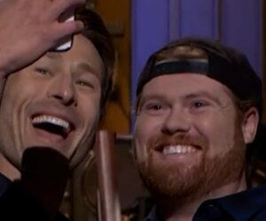Glen Powell invites UPS guy to ‘SNL’ debut