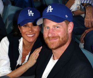 Meghan Markle and Prince Harry celebrate Dodgers World Series win with PDA