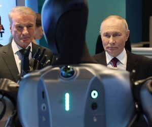 Putin calls Russian robot ‘very beautiful’ after dance performance