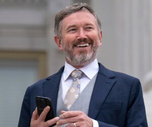 Rep Thomas Massie jokes amid attacks lobbed by President Donald Trump