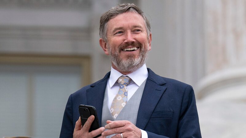 Rep Thomas Massie jokes amid attacks lobbed by President Donald Trump