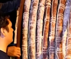 Argentine city claims record for the longest salami