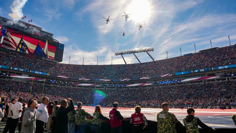 Military events off at NFL Salute to Service weekend due to government shutdown