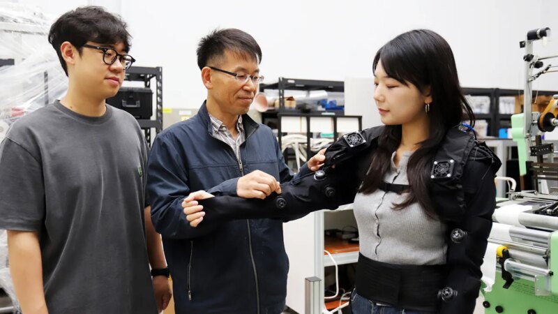 South Korea breakthrough turns fabric into wearable robot muscles