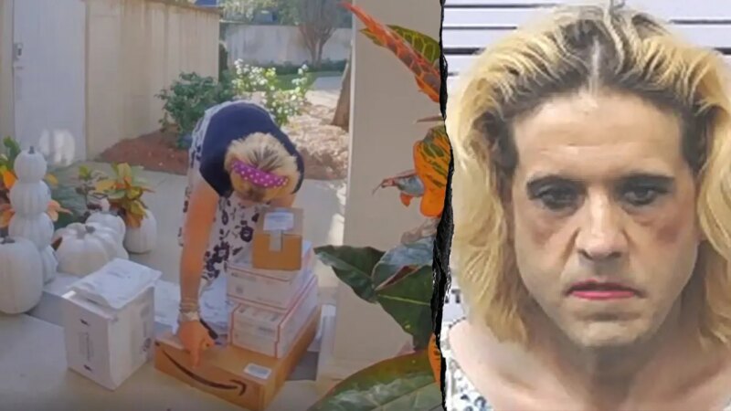Alabama porch pirate in women’s clothing caught allegedly stealing packages