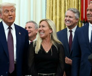 Trump reacts to Marjorie Taylor Greene resignation