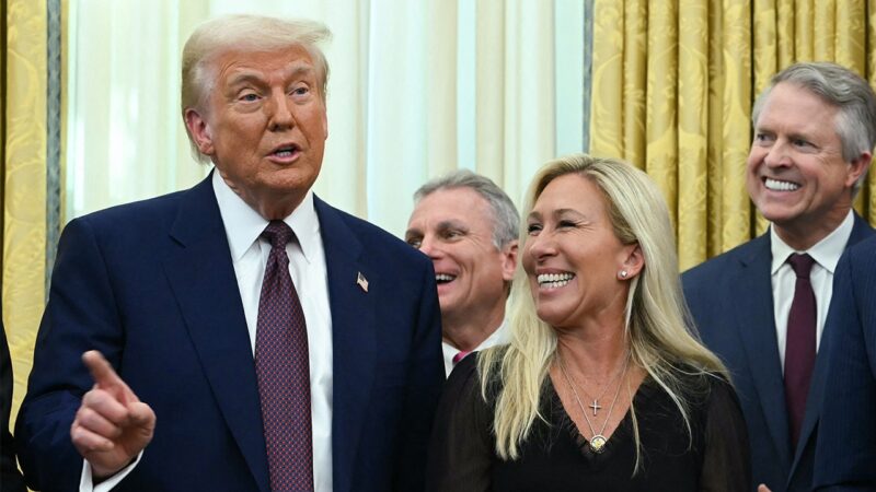 Trump says he’d love to see Marjorie Taylor Greene return to politics