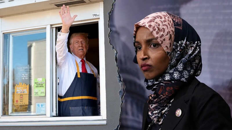 White House responds to Omar deportation comments with Trump image