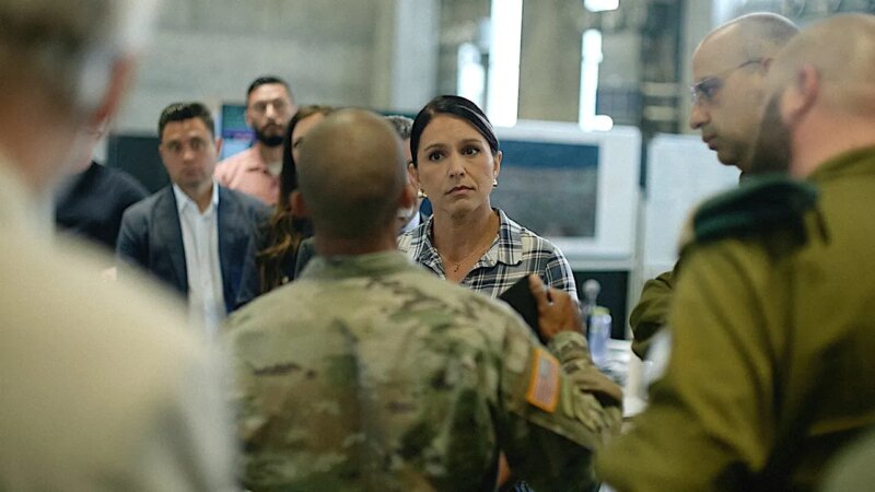 Tulsi Gabbard visits US-operated Civil-Military Coordination Center in Israel