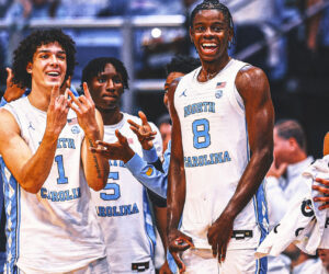 No. 25 UNC Defeats No. 19 Kansas After Furious 2nd Half Rally