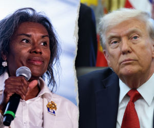 Trump and Youngkin rally for Virginia Republican ticket led by Earle-Sears